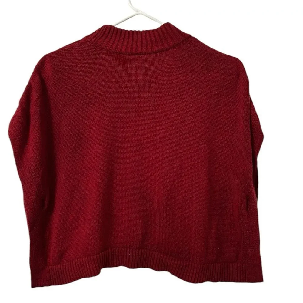 Carter’s Kids Cotton Red Poncho/Cape (Size 4/4A)